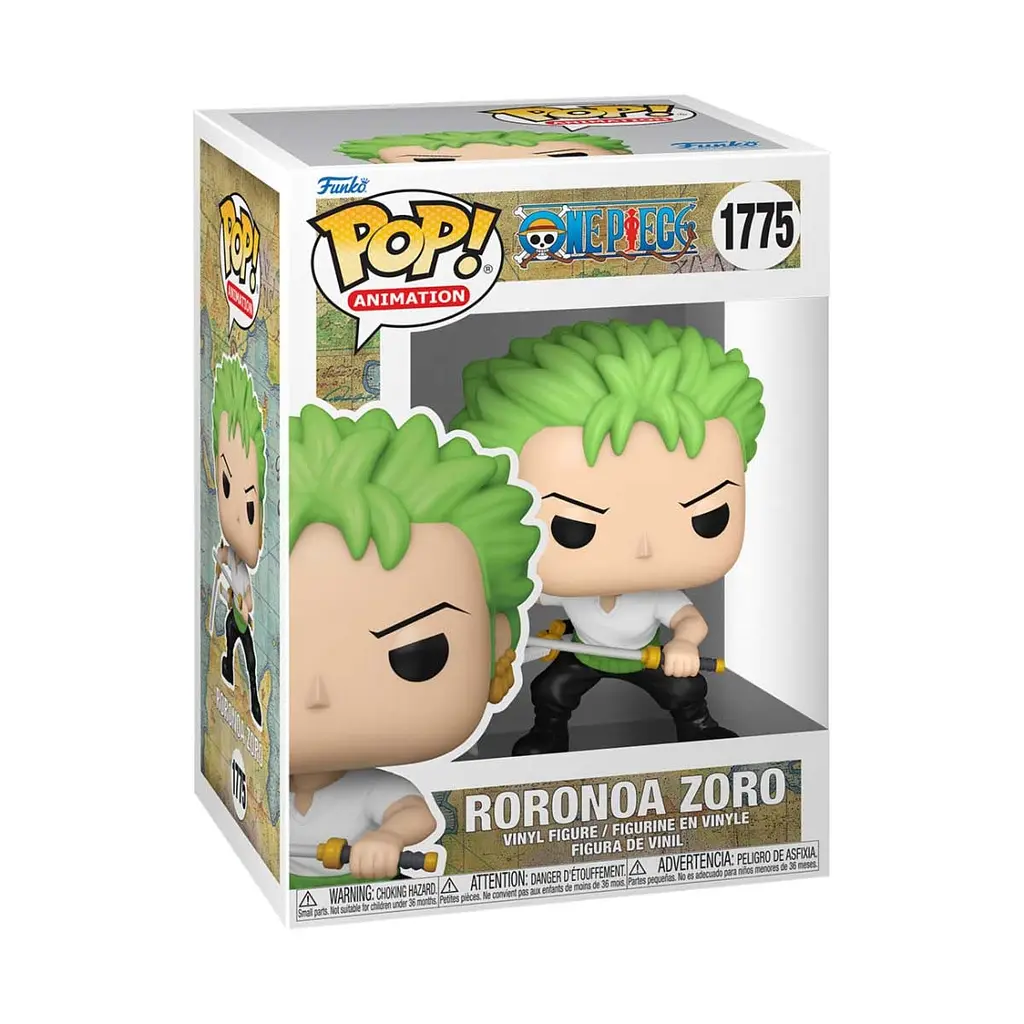 Коллекционная фигурка Funko Pop Фанко Поп  Ван пис Зоро One Piece Zoro 10 см FP OP Z 1775 - фото 2