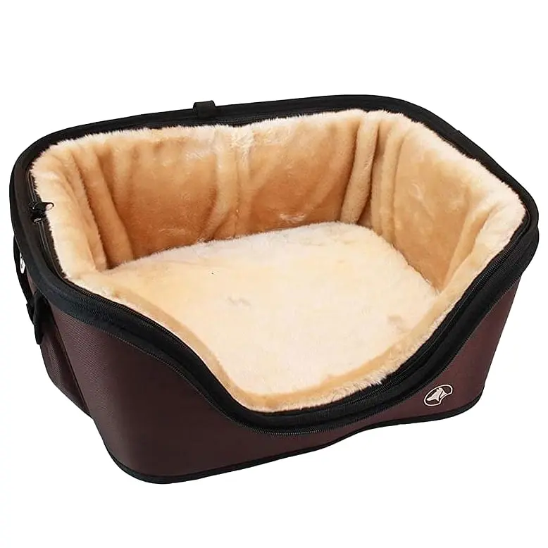 Сумка-переноска лежак для тварин Croci Fast & Easy 42х33х29 см до 12 кг коричнево-бежева (C2058885+) - фото 2