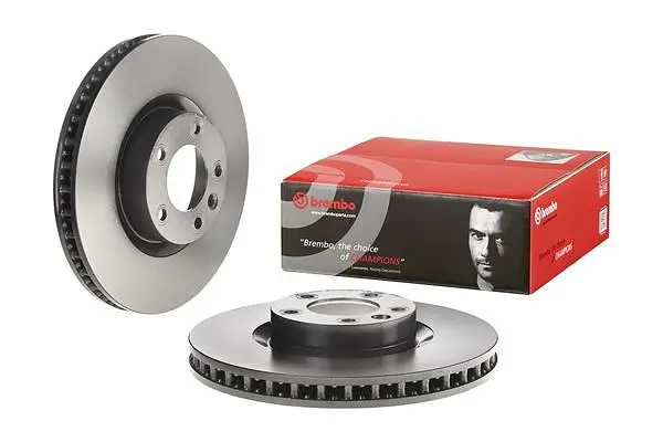 Диск гальмівний вентильований VW Touareg II, Porsche Cayenne II 10-18р Brembo (09.C549.11) - фото 2