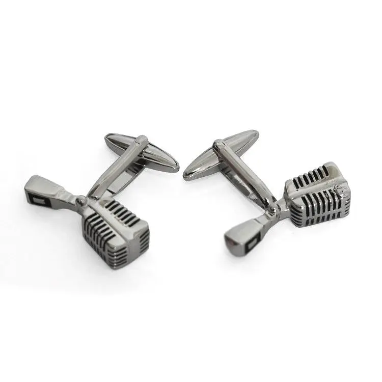 Запонки Ретро Мікрофон Handmade acs0005836 - фото 4