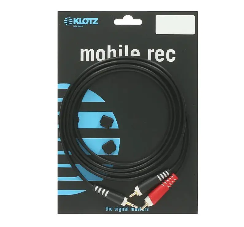 Коммутационный кабель Mini-Jack 3,5 — 2хRCA 1м KLOTZ AY7-0100