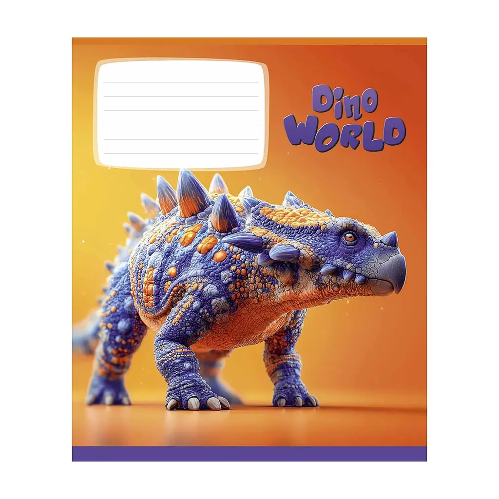 Зошит Школярик Star Dino world 12 аркушів клітинка (012-3664K), в асортименті - фото 5