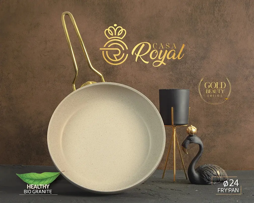 Набір посуду Casa Royal G-UKR 20200 "Bio Granit" Cream 7 предметів - фото 5
