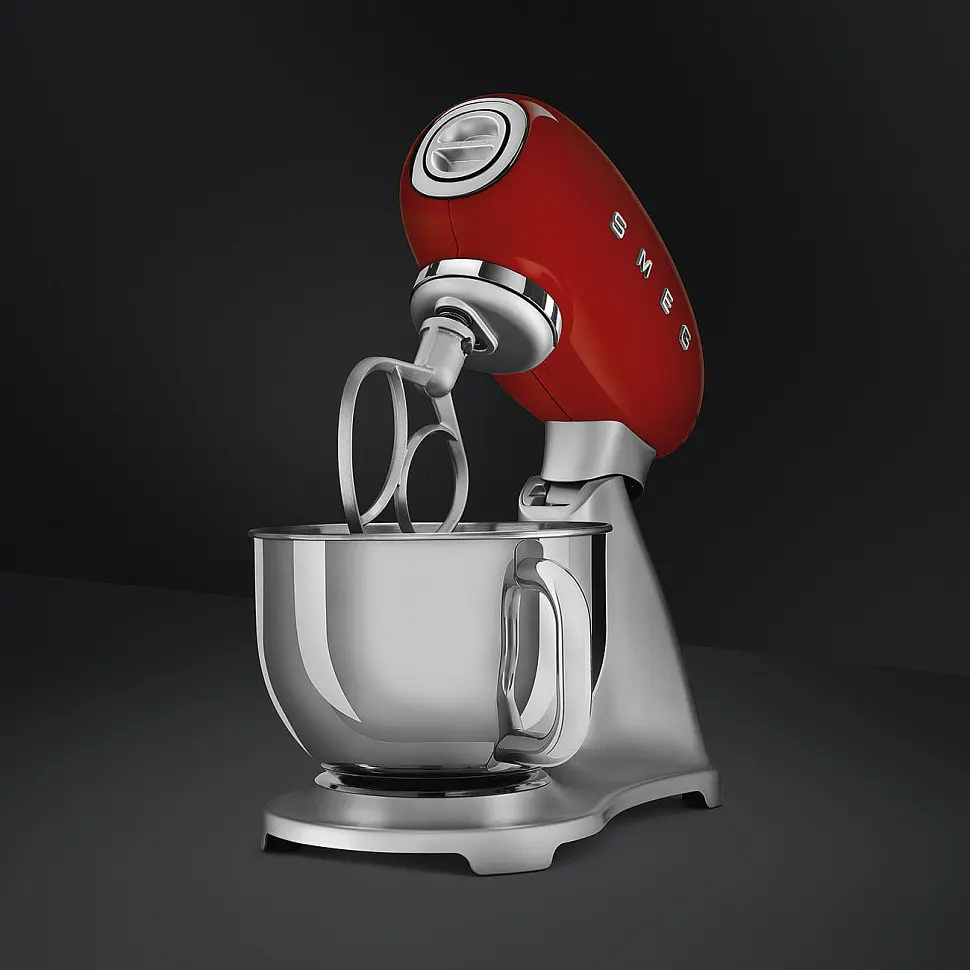 Міксер планетарний Smeg (SMF02RDEU) Retro Style 50's - червоний - фото 5