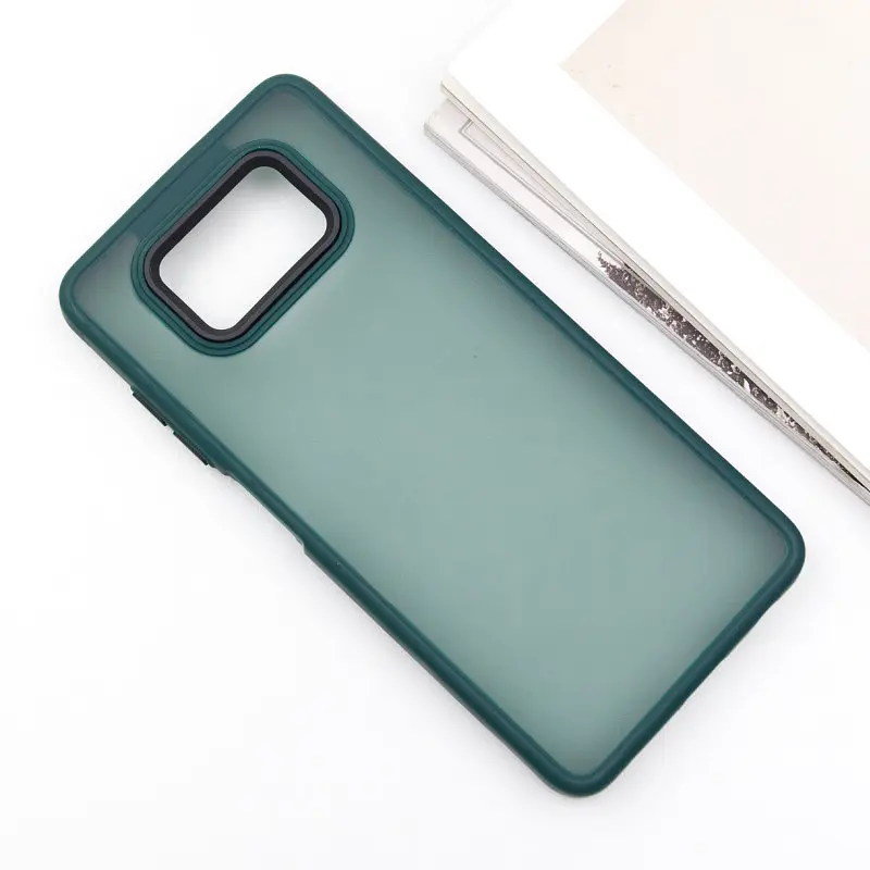 Чехол TPU+PC Lyon Frosted для Xiaomi Poco X3 NFC / Poco X3 Pro Green - фото 2