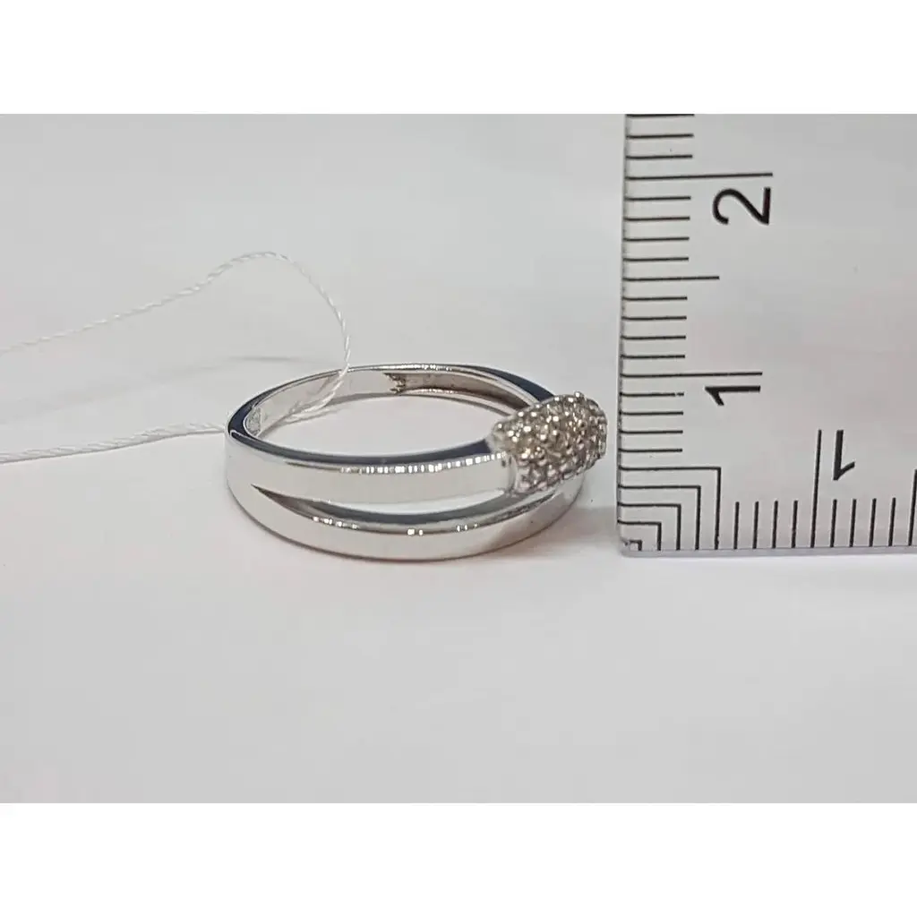 Золоте кільце Імперія золота з фіанітами. КВ1335БИ 17 - фото 6