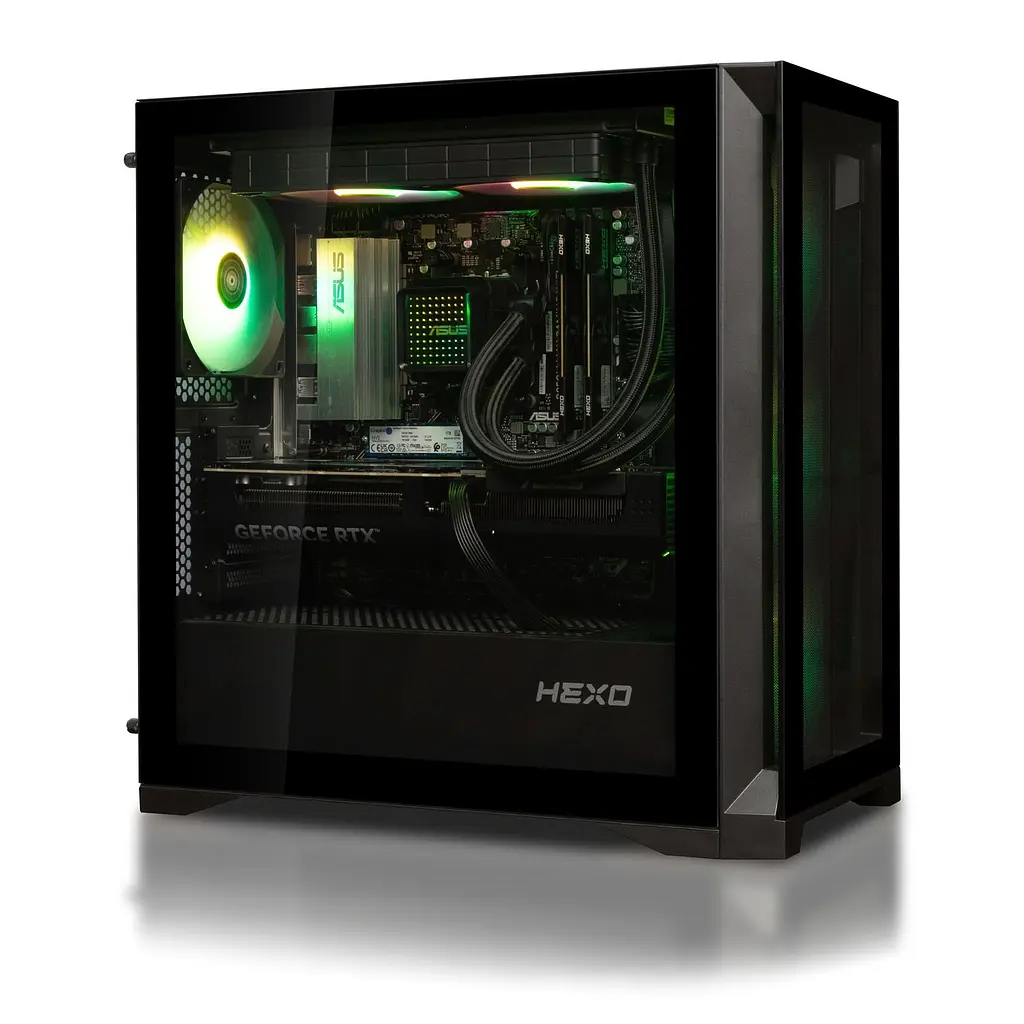 ПК для стрімінгу HEXO Gaming TwinFront Pro (HGP-B850TF780X3DN507-D532S1TBK) Black / AMD Ryzen 7 7800X3D (4.2–5.0), 8 ядер / NVIDIA GeForce RTX 5070 / 32 ГБ (DDR5) / 1024 ГБ (SSD) - фото 3