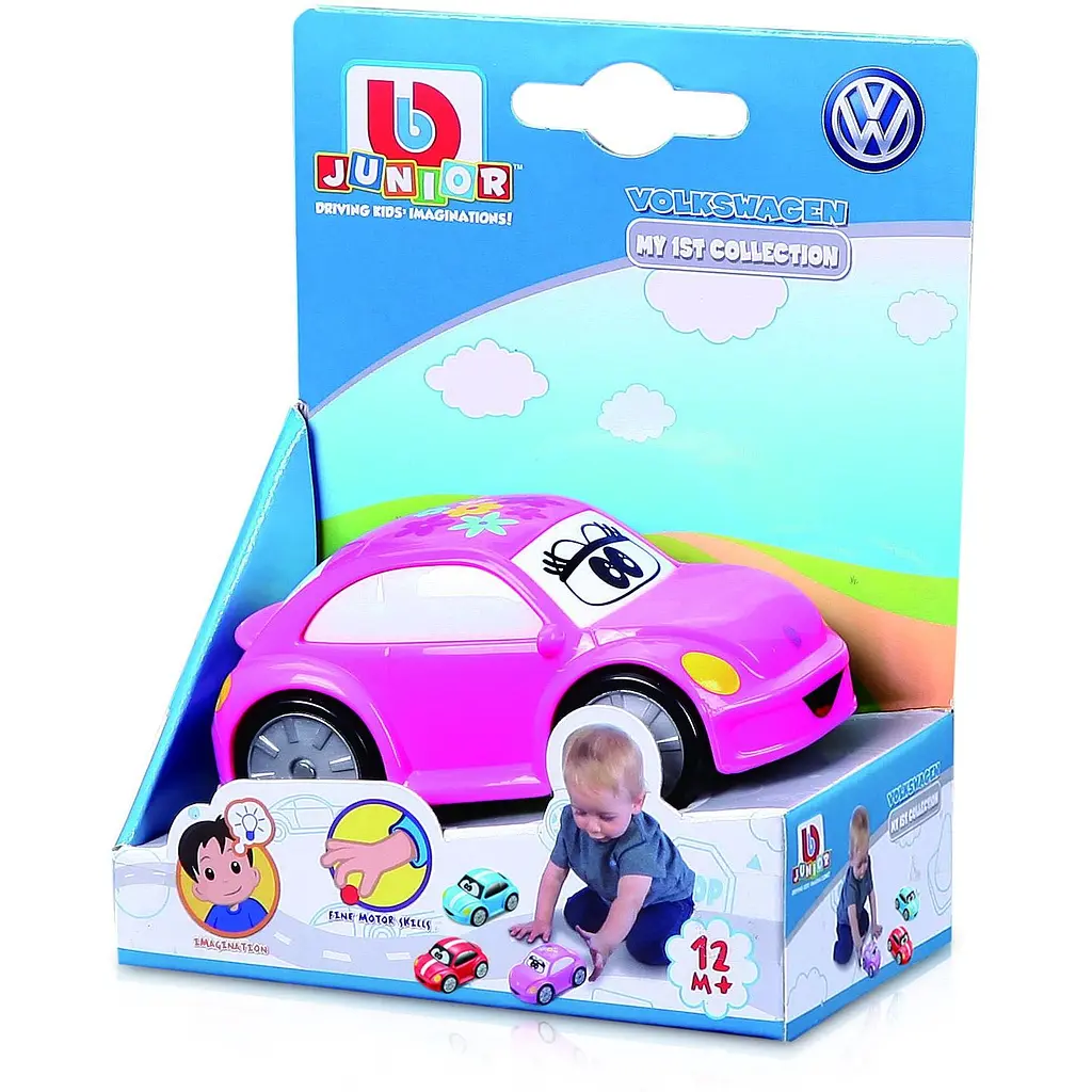 Машинка игрушечная Bb Junior VW New Beetle розовая (16-85122 pink) - фото 2