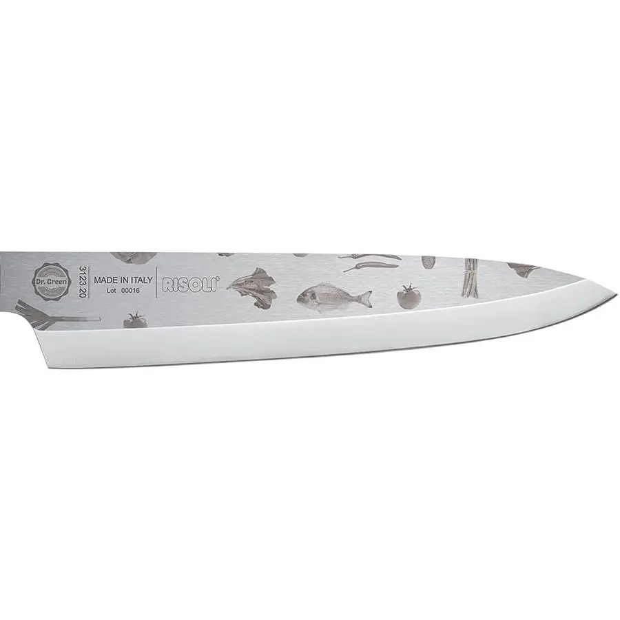 Ніж кухарський Risoli Dr. Green Chef 20 см (02040DR/20CH) - фото 2