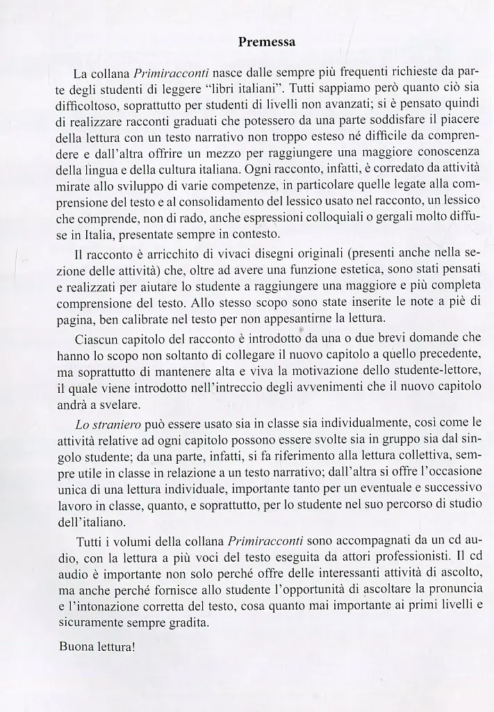 Primiracconti (A2-B1) Lo straniero - фото 4