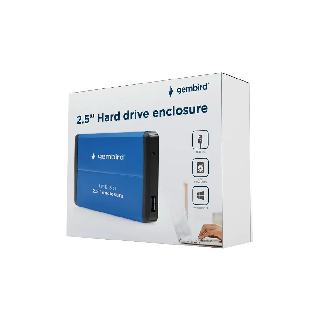 Кишеня зовнішня Gembird 2.5", USB3.0 (EE2-U3S-2-B) - фото 5