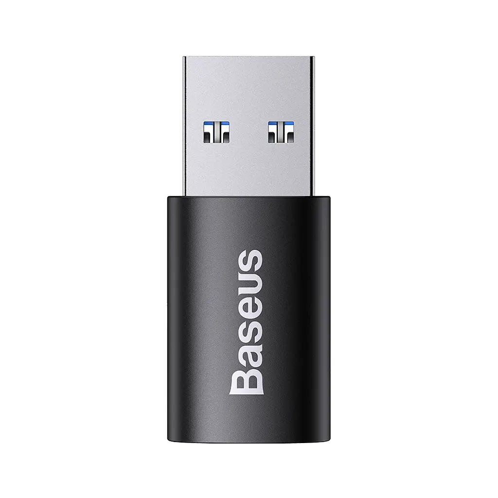 Перехідник USB 3.1 M to USB-C F black Baseus (ZJJQ000101) - фото 3