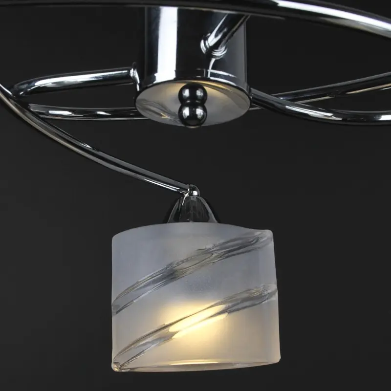 Люстра потолочная Brille для коридора E14 40W CH (LK-519C/3) - фото 7