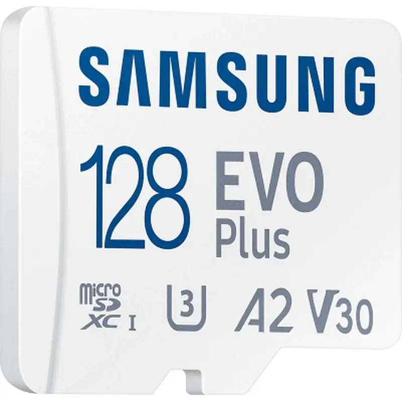 Карта пам'яті Samsung 128GB microSD class 10 UHS-I U3 V30 A2 EVO Plus (MB-MC128SA/EU) - фото 2