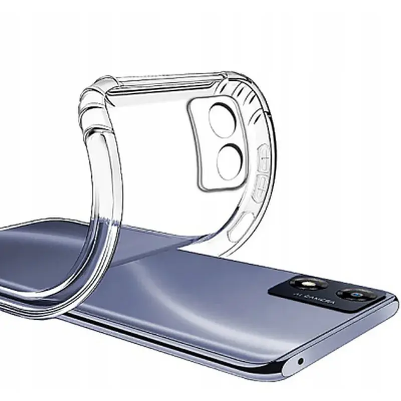 Чохол до мобільного телефона BeCover Anti-Shock Motorola Moto E13 Clear (709319) - фото 3