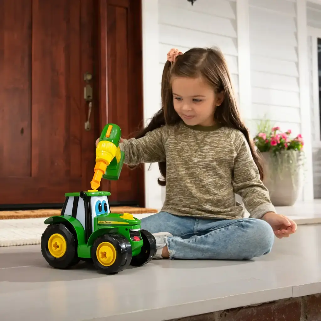 Конструктор John Deere Kids Собери трактор с шуруповертом (46655) - фото 6