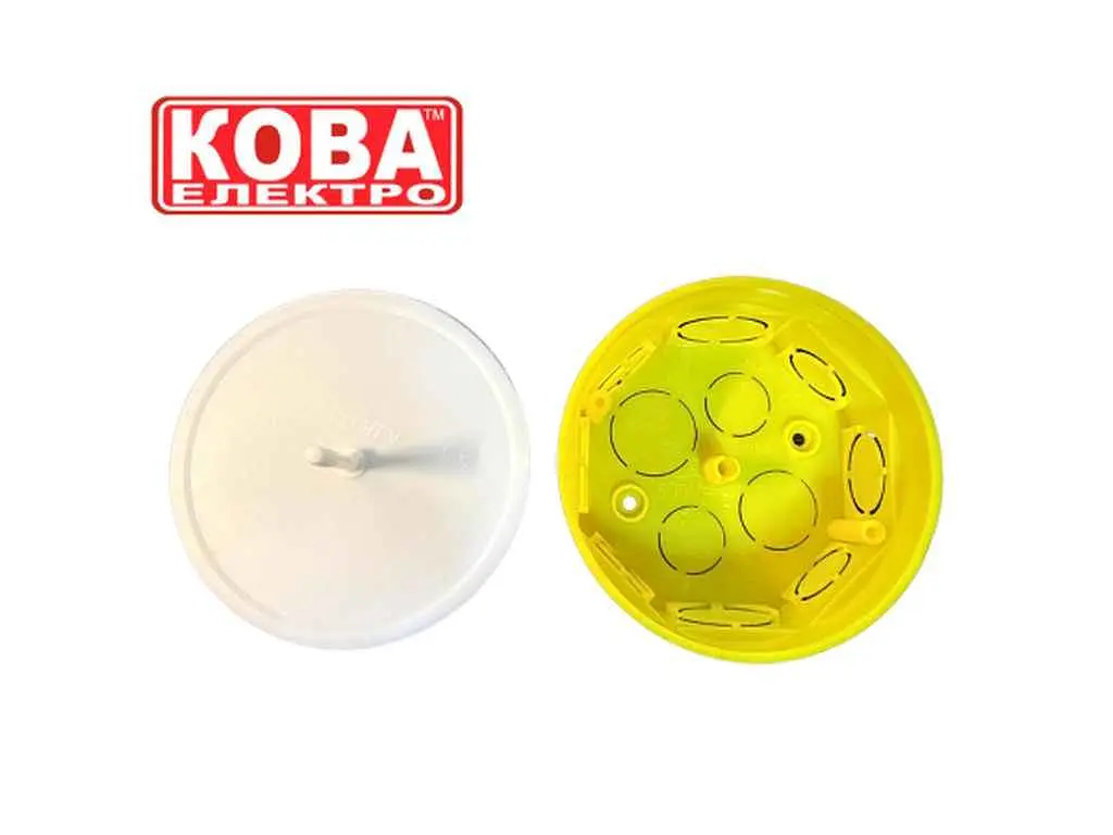 Коробка розподільча КОВА 100мм х 100мм КРБ-100 (бетон) - фото 3