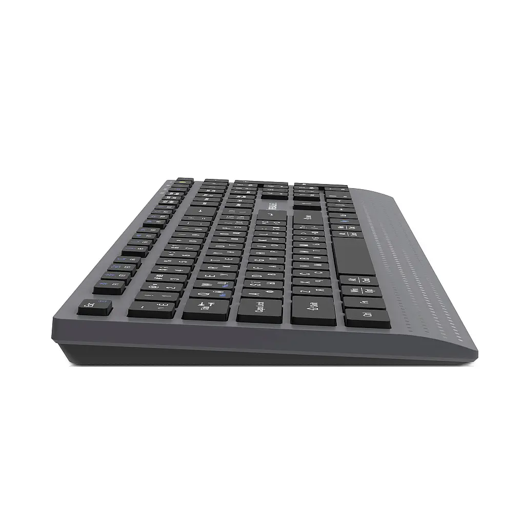 Клавіатура REAL-EL RK-715W Wireless/Bluetooth Black/Gray (EL123100051) - фото 6