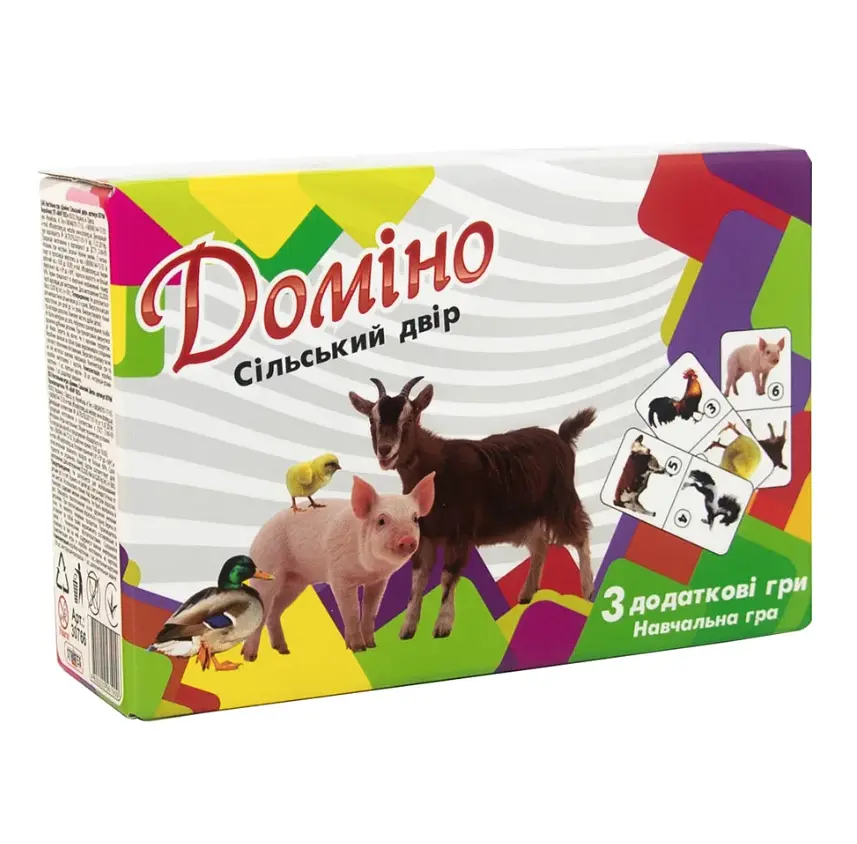 Доміно Strateg Сільський двір, укр. мова (30766)