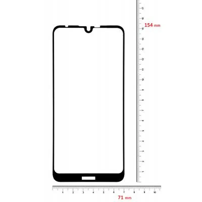Скло захисне BeCover Nokia 3.2 Black (704114) - фото 2