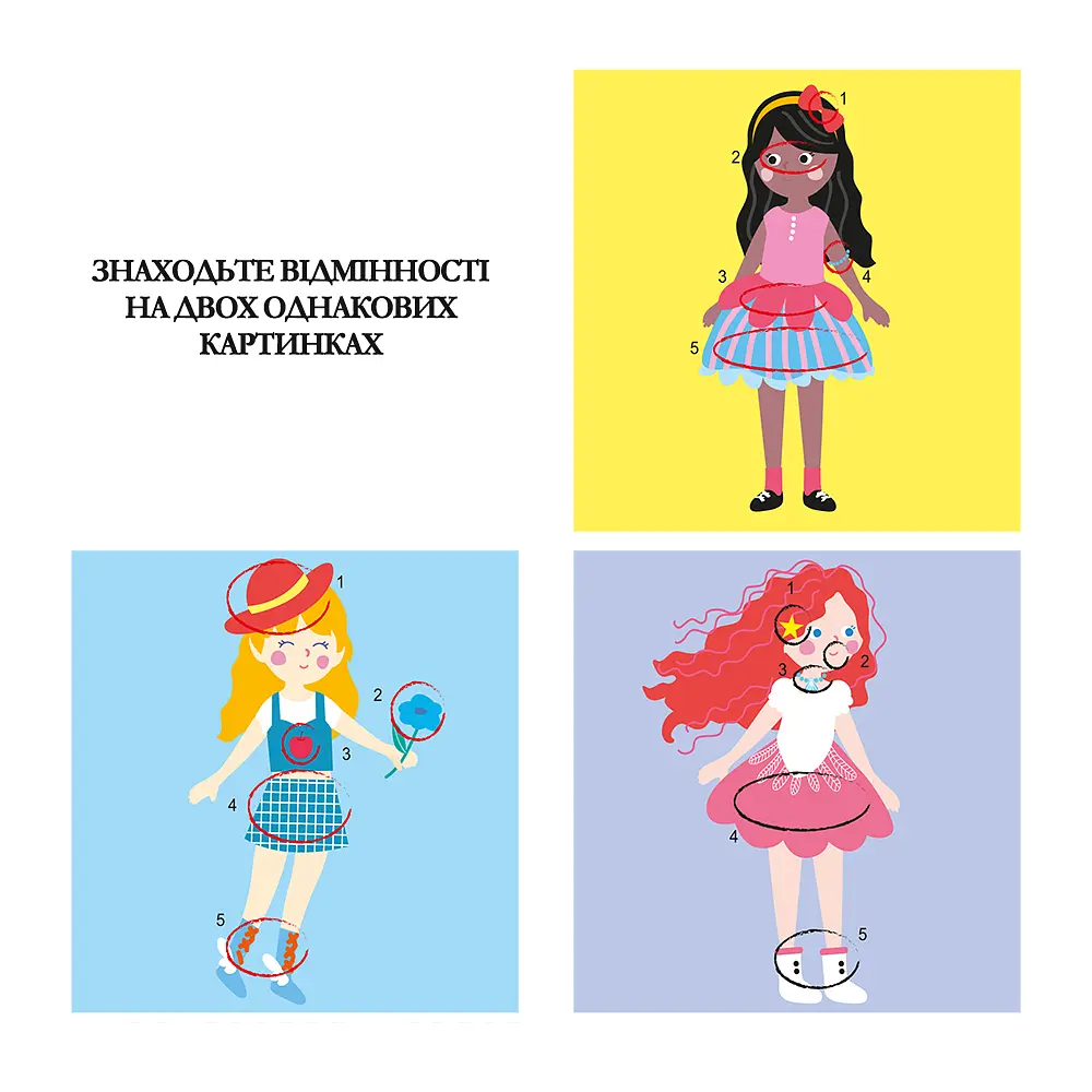 Набір для творчості Avenir Топ-модель 3 в 1, розмальовка з наліпками (CH201742) - фото 4