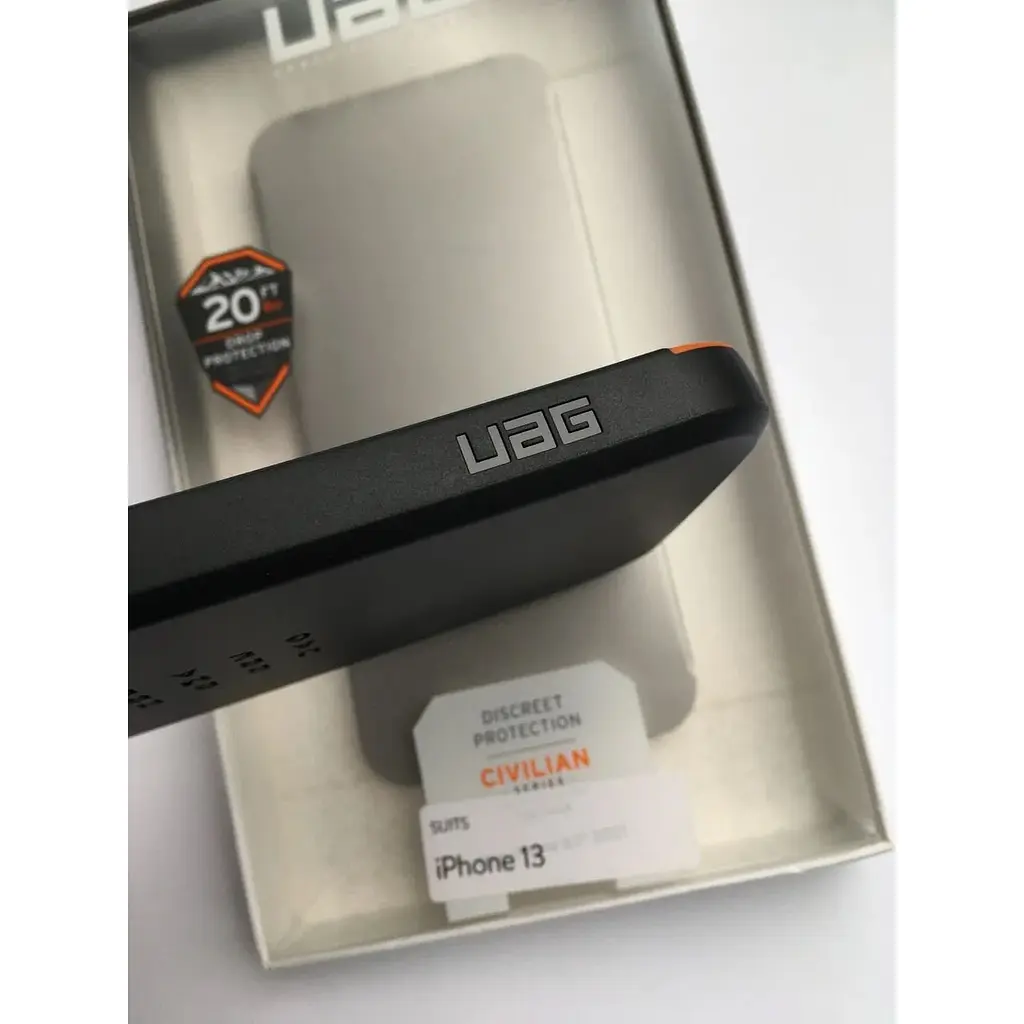 Оригинальний противоударный чехол UAG Civilian для iPhone 13 / iPhone 14 (6.1") Black (11317D114040) - фото 6