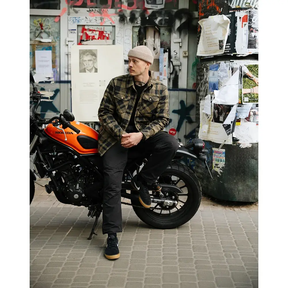 Куртка Frontier Tartan M Khaki - фото 6