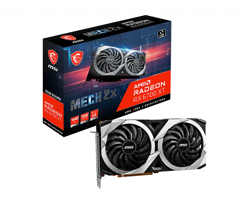 Відеокарта MSI RX6700XT-MECH-2X-12G-OC (RX6700XT-MECH-2X-12G-OC) б/в - фото 6