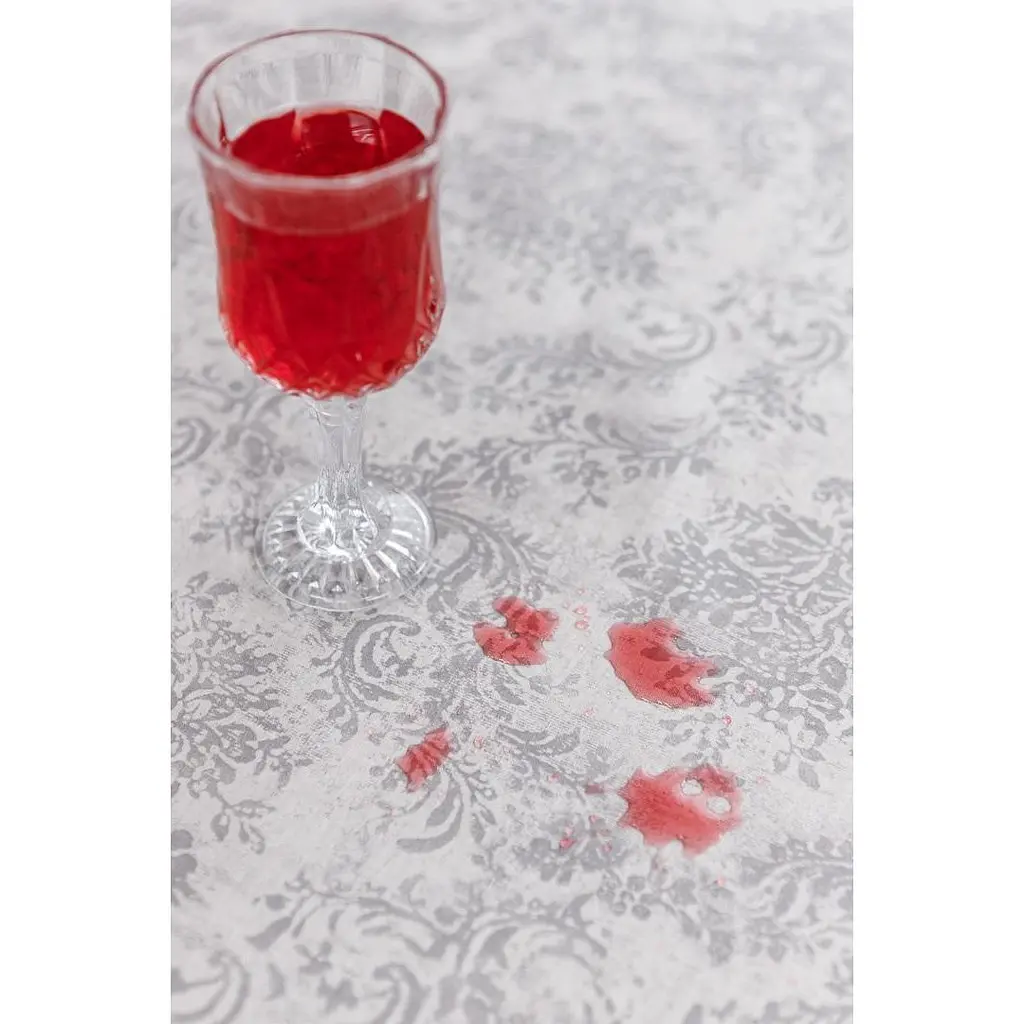 Скатерть Прованс Simfoni Версаль 220x136 см серая (33605) - фото 5