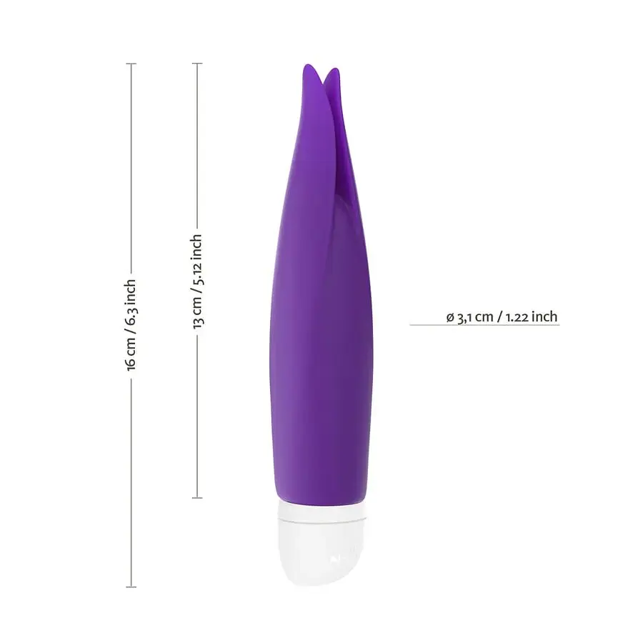 Вібратор Fun Factory Slimvibe Volita Міні-, 16х3.1 см - фото 3