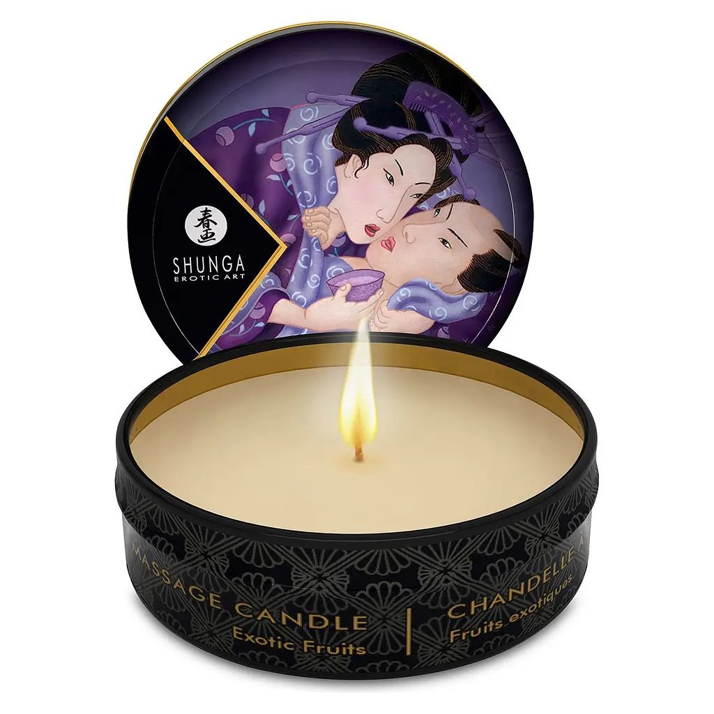 Масажна свічка Shunga Mini Massage Candle - Exotic Fruits (30 мл) з афродизіаками Shunga SH046022; SO2518 102500