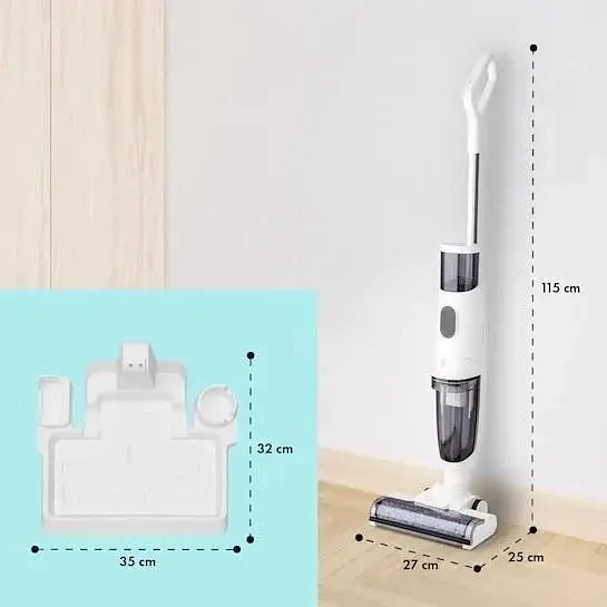 Акумуляторний пилосос Klarstein Caswell влажная/сухая уборка (10041366) - фото 6