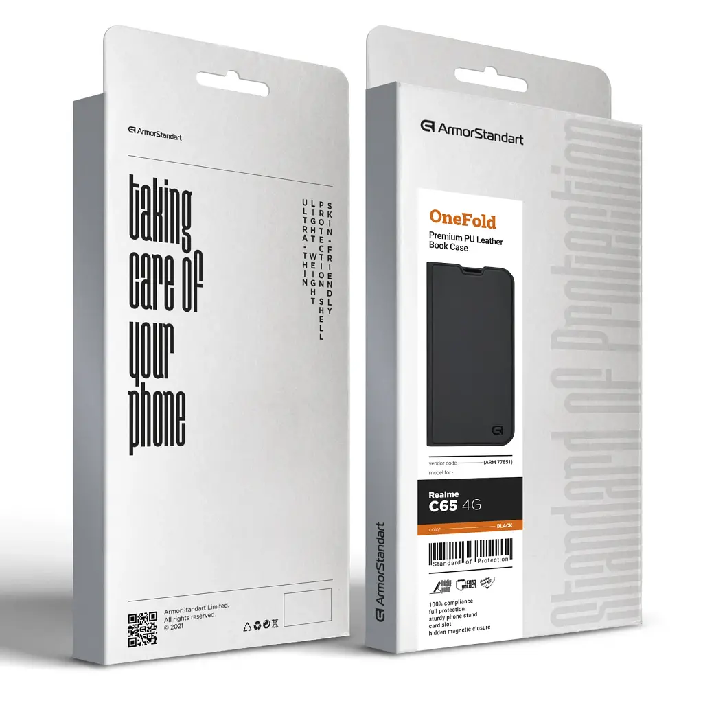 Чохол-книжка ArmorStandart OneFold Case для Realme C65 4G Black - фото 6