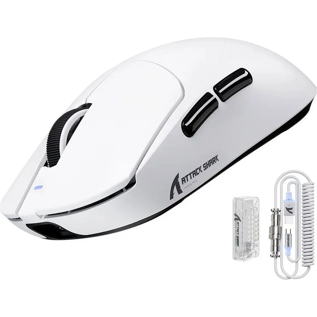 Мышь Attack Shark X8 Ultra Wireless White (AS-6972792471839-W) [159863] - фото 3
