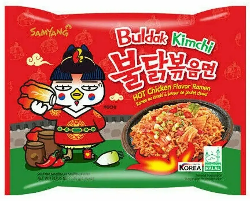 Локшина рамен Samyang Buldak кімчі з куркою гострий 135 г