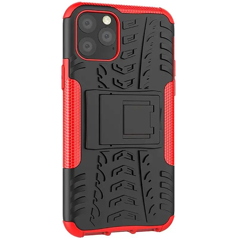 Чохол-накладка Toto Dazzle Kickstand 2 in 1 Case Apple iPhone 11 Pro Red - фото 7