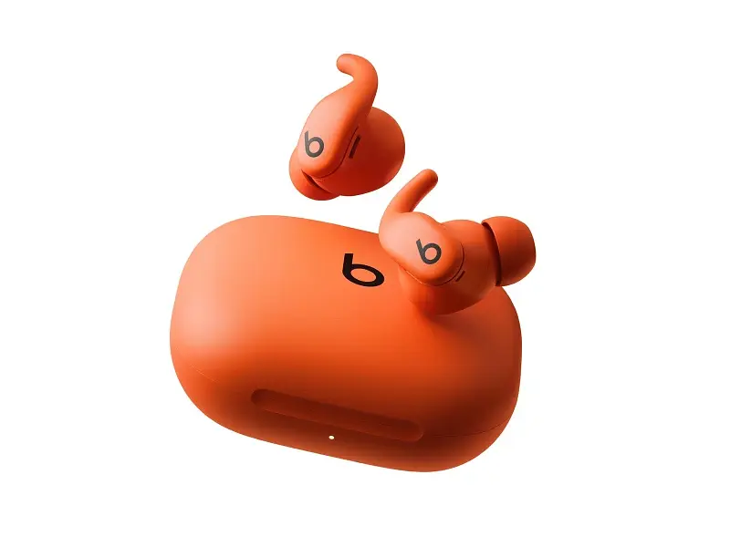 Навушники TWS Beats Power Fit — Wireless Fitness Earbuds with Secure Fit — Spark Orange (ME2M4) - фото 4