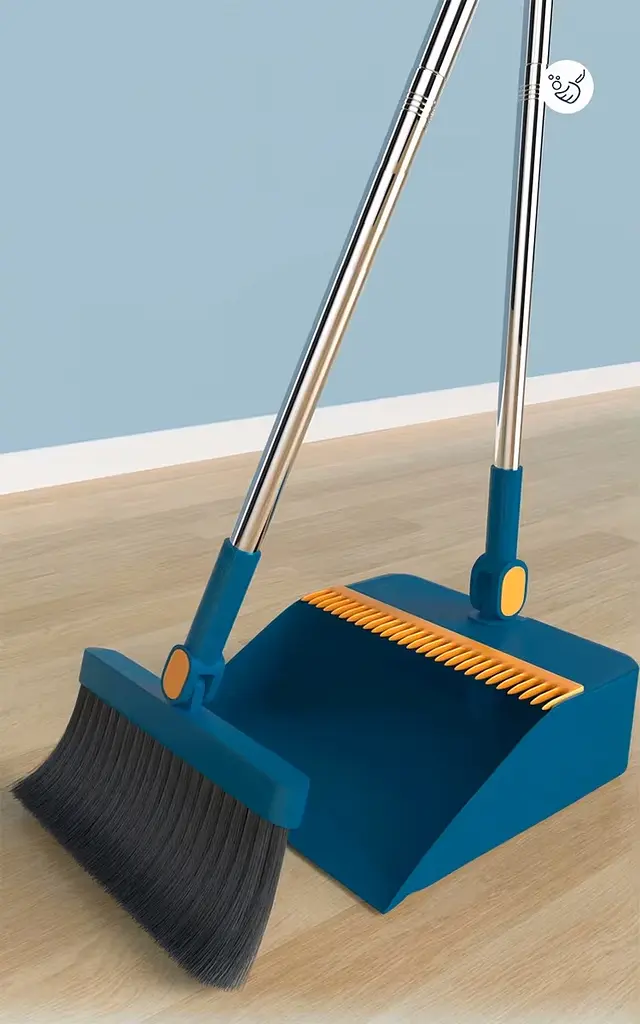 Совок з щіткою із нержавіючої сталі TL-HC03 Синій - фото 9