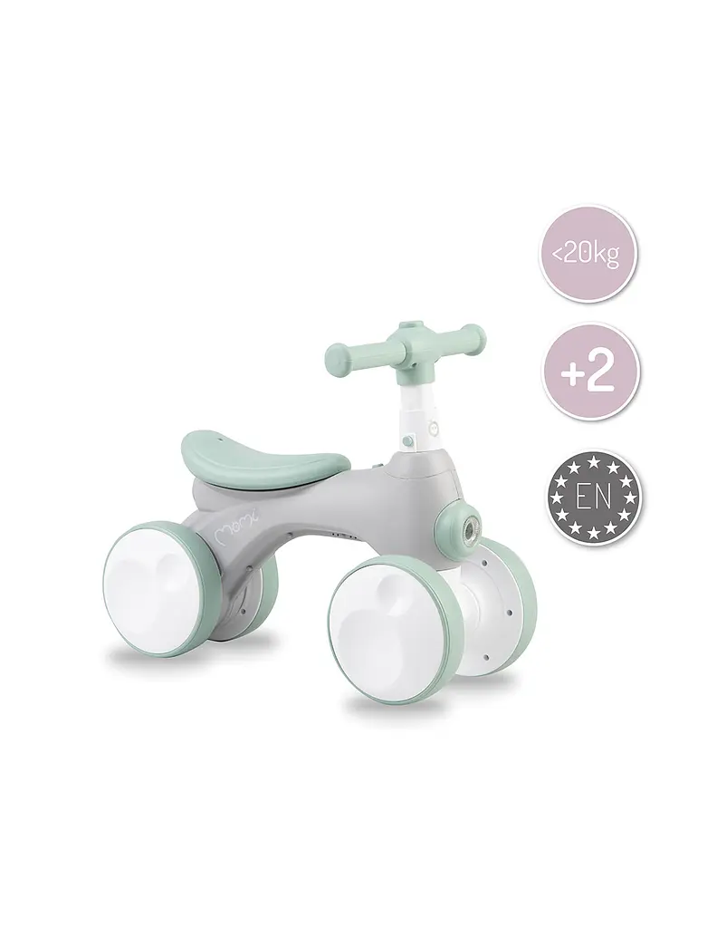 Беговел MoMi Tobis Grey со светом и мыльными пузырями - фото 8