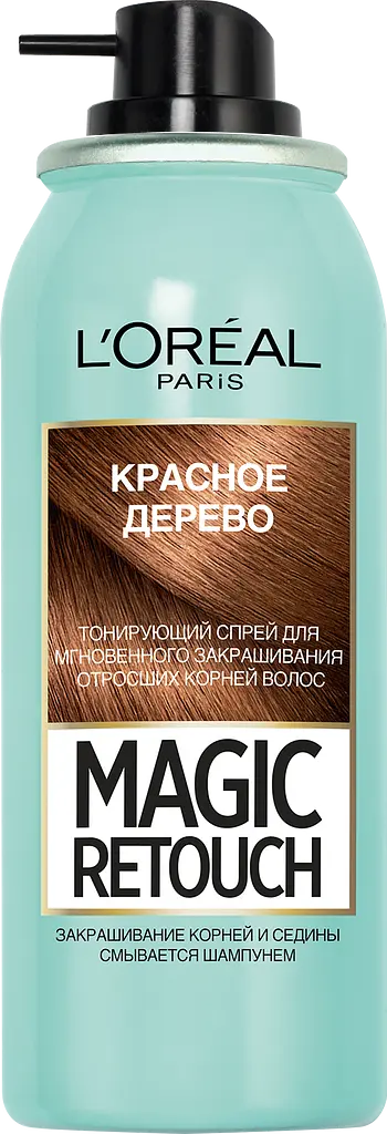 Тонувальний спрей для волосся L'Oreal Paris Magic Retouch, відтінок 06 (червоне дерево), 75 мл - фото 3