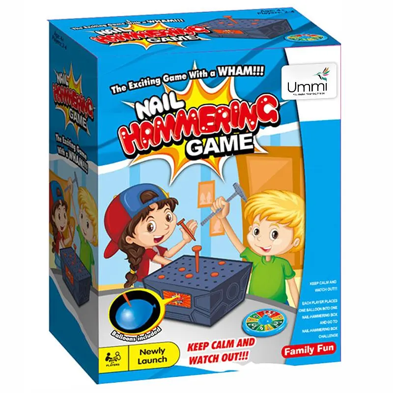 Настільна інтерактивна гра Ummi 707-88 Nail Hammering Game Blue - фото 6
