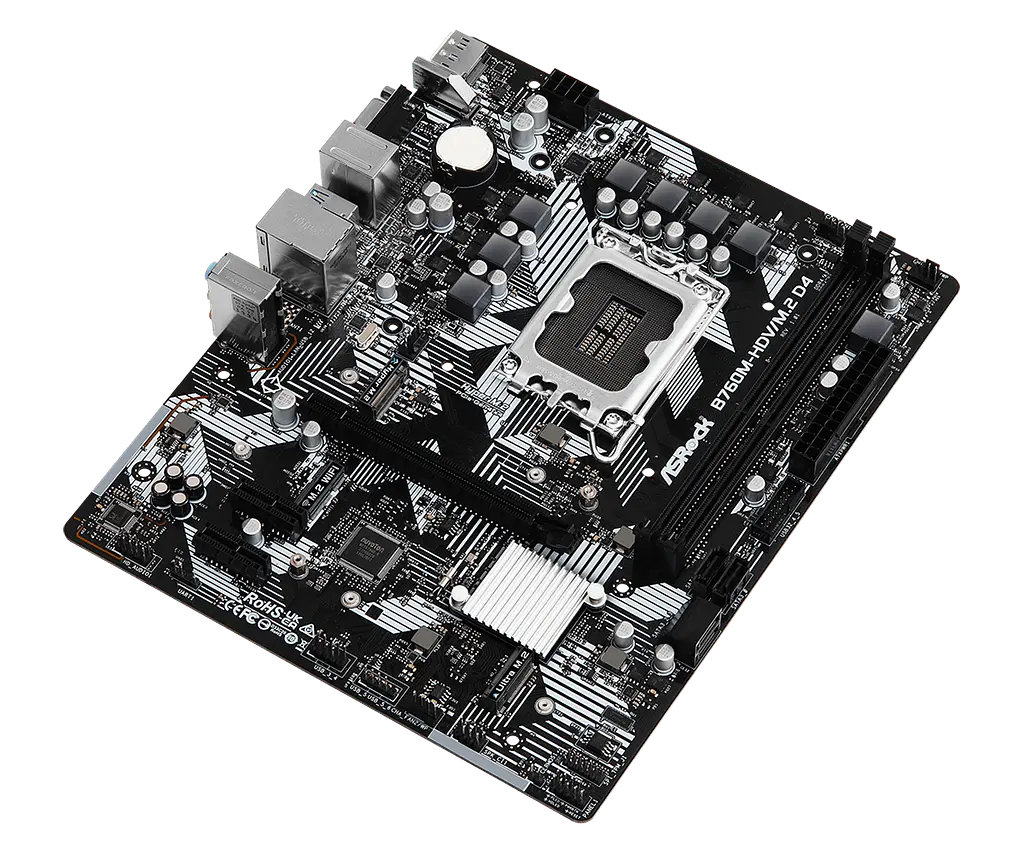 Mатеринська плата ASRock B760M-HDV/M.2 D4 LGA 1700 (B760M-HDV/M.2 D4) - фото 2