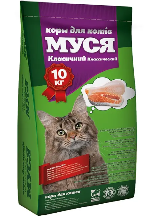Сухий корм для котів Муся класичний 10 кг 803713