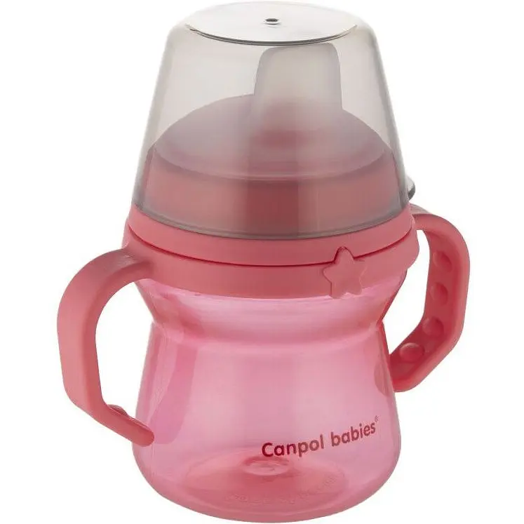 Кружка тренувальна Canpol babies First Cup Bonjour Paris 150 мл рожевий - фото 2
