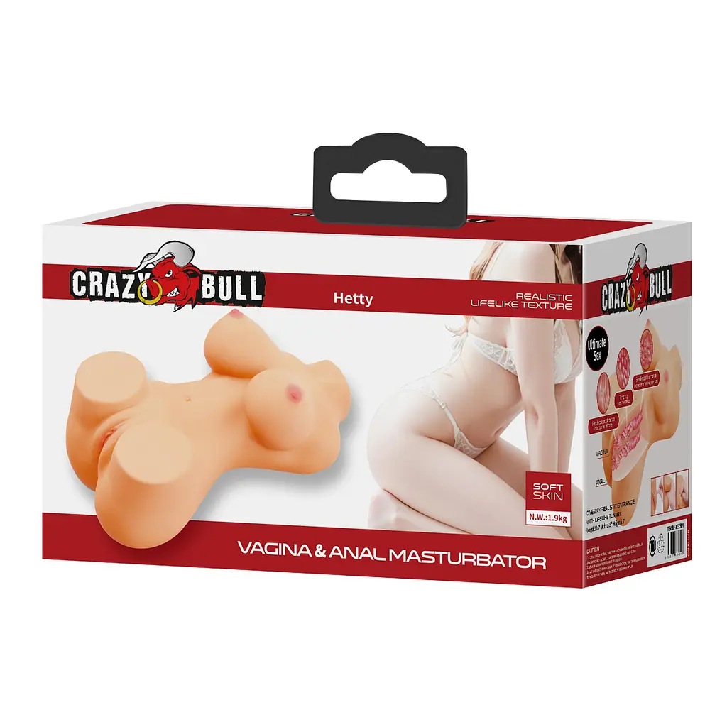 Мастурбатор Crazy Bull Hetty Vagina & Anal Masturbator - фото 3