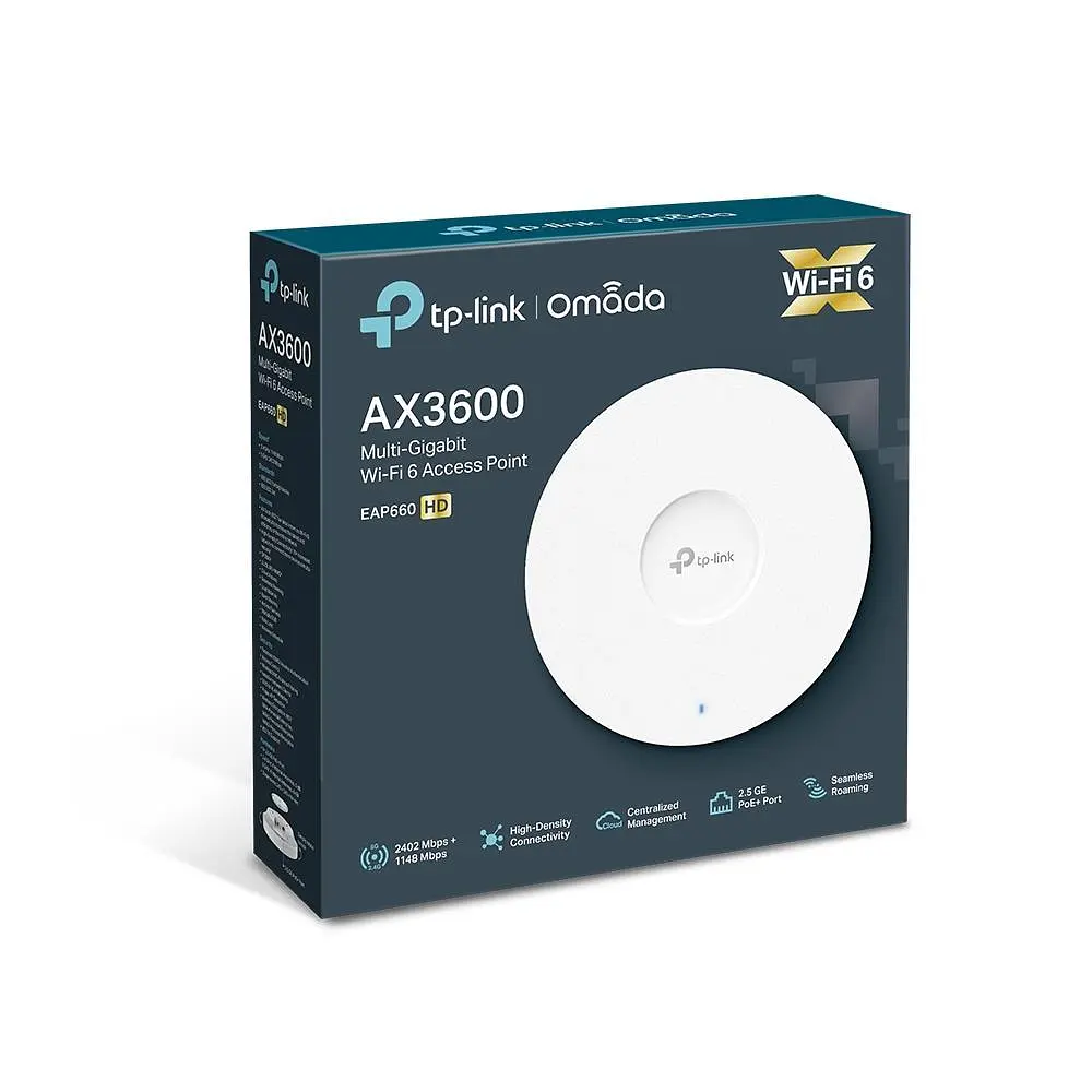 Мережеве обладнання, Точка доступу 3600MBPS OMADA EAP660 HD TP-LINK - фото 4