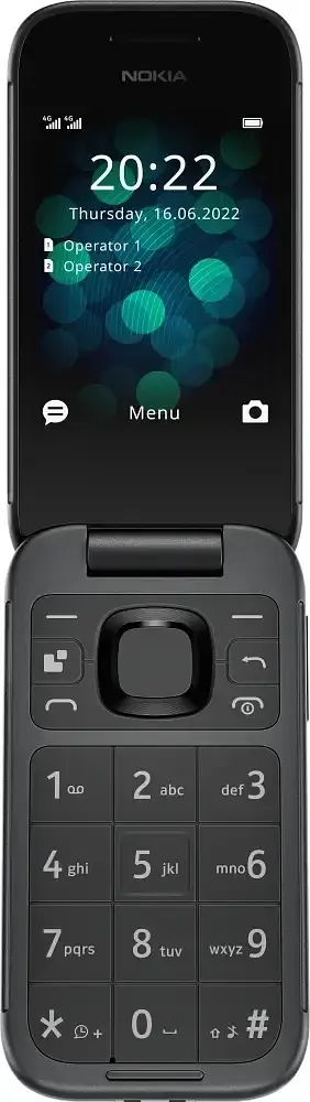 Телефон Nokia 2660 Flip TA-1469 DS Black UA UCRF - фото 2