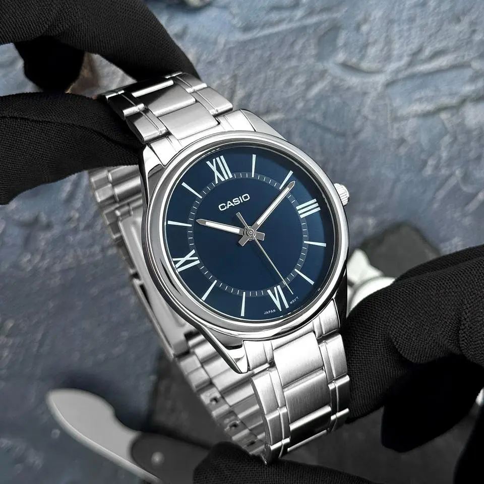 Чоловічий годинник Casio MTP-V005D-2B5 Сріблястий ( AT1141-0040 ) - фото 3