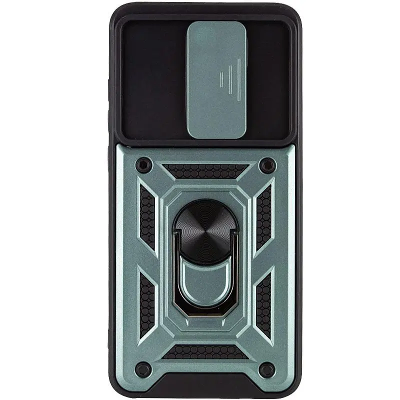 Чохол Ummi Camshield Serge Ring для Xiaomi Redmi Note 8 Pro Зелений / Green - фото 2