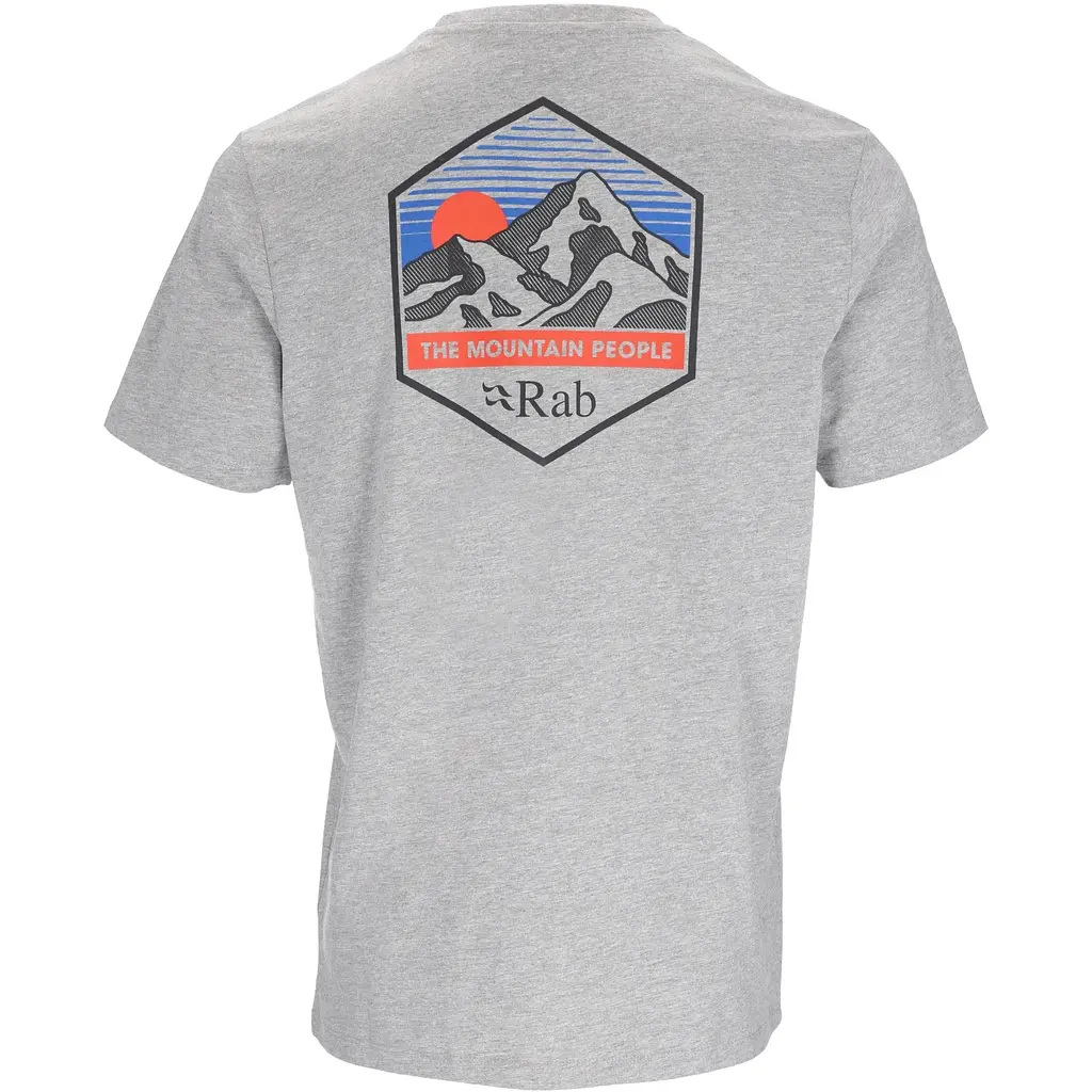 Футболка Rab Stance Mountain Peak Tee Light Grey XL (1033-RB QCB-66-GYM-XLG) - фото 2